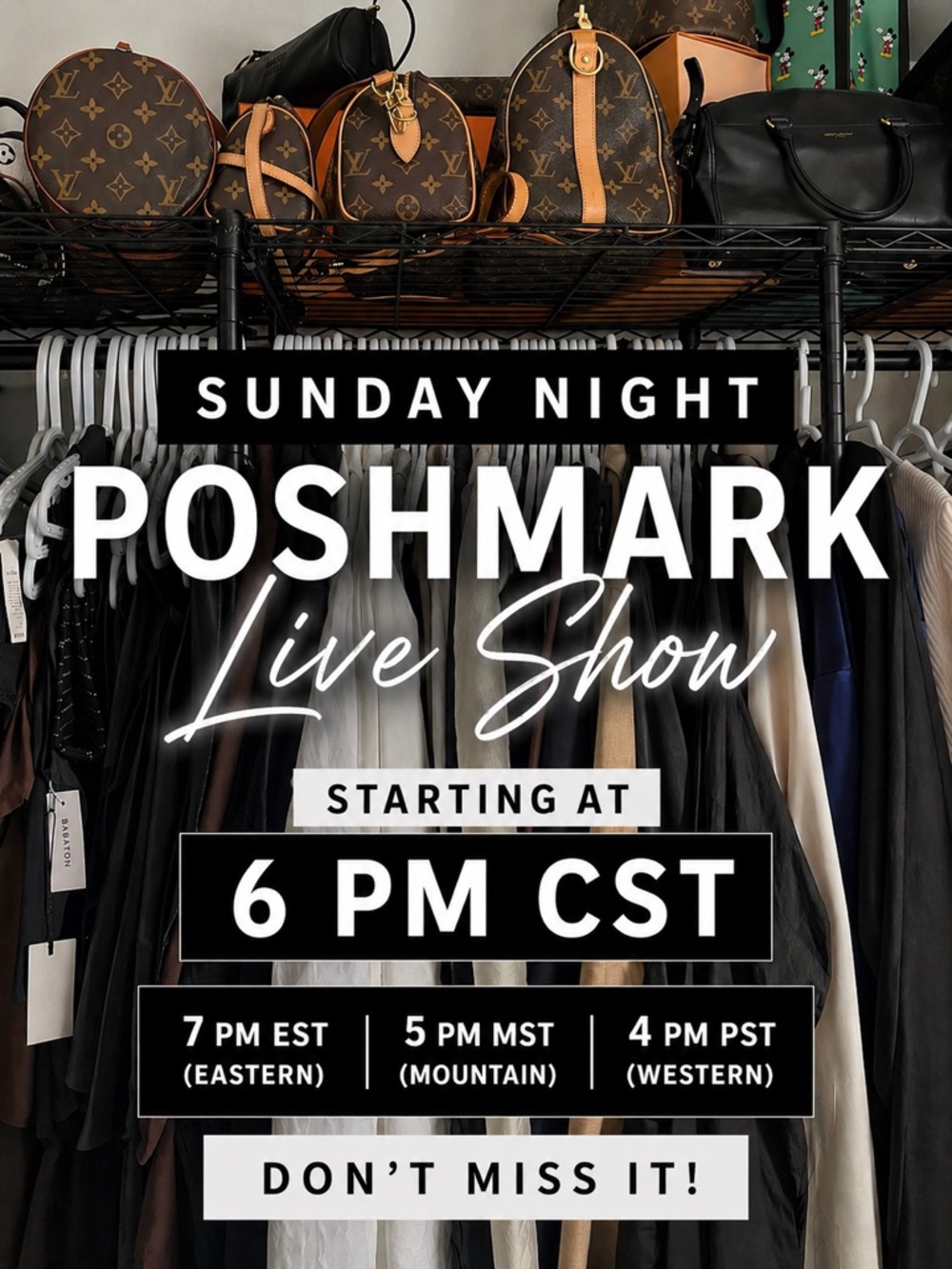 Poshmark Live SUNDAY Show🤍